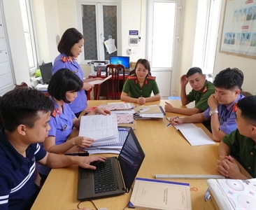 Viện KSND huyện Đan Phượng trực tiếp kiểm sát công tác thi hành tạm giữ, tạm...